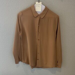 Everlane Tan Casual Button Down Shirt